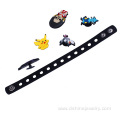 DIY Silicone Band With Charm Beads Wristband With Buckle